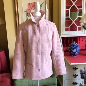 Gallery Dusty Pink Quilted Jacket L